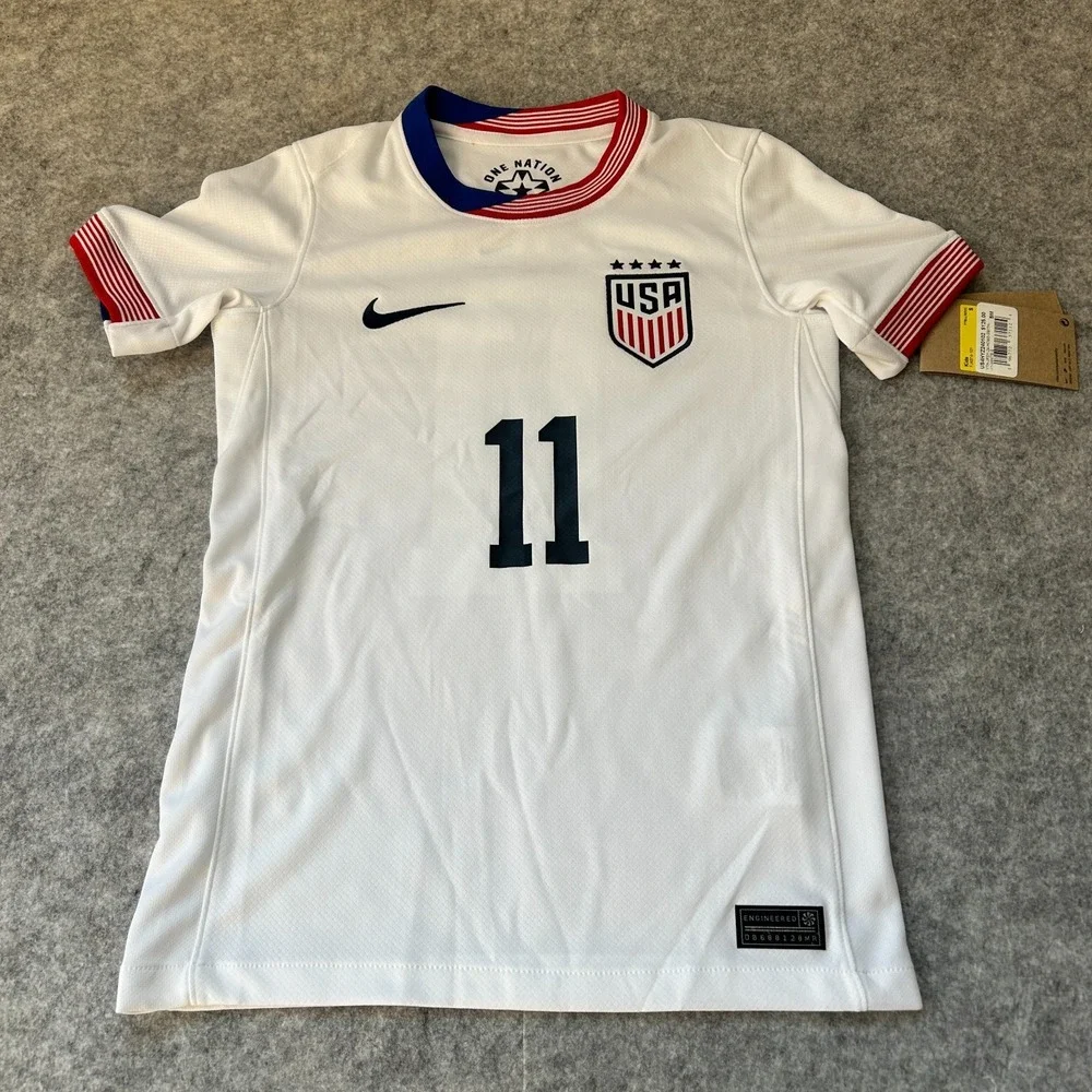 Nike Sophia Smith #11 USWNT Home Jersey White Kids Small $125
